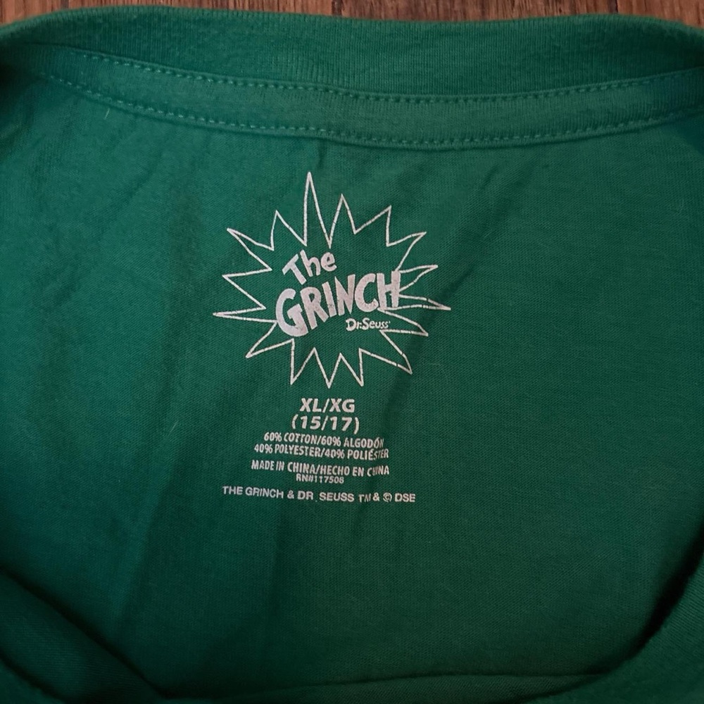 Dr. Seuss Green Grinch Graphic Tee - Picture 2 of 2